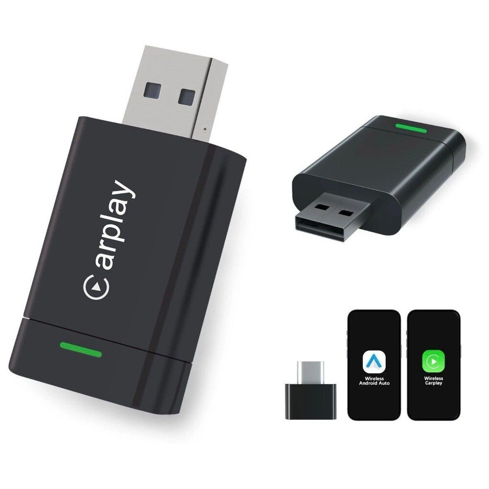 Wireless CarPlay Adapter for iPhone Mini Wired to Wireless Dongle 5.8GHz 2026